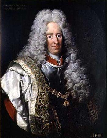 Johann Gottfried Auerbach Portrait of Count Alois Thomas Raimund von Harrach, Viceroy of Naples oil painting image
